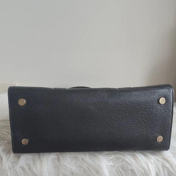 Michael Kors Black Satchel with Gold Hardware - Picture 6 of 13